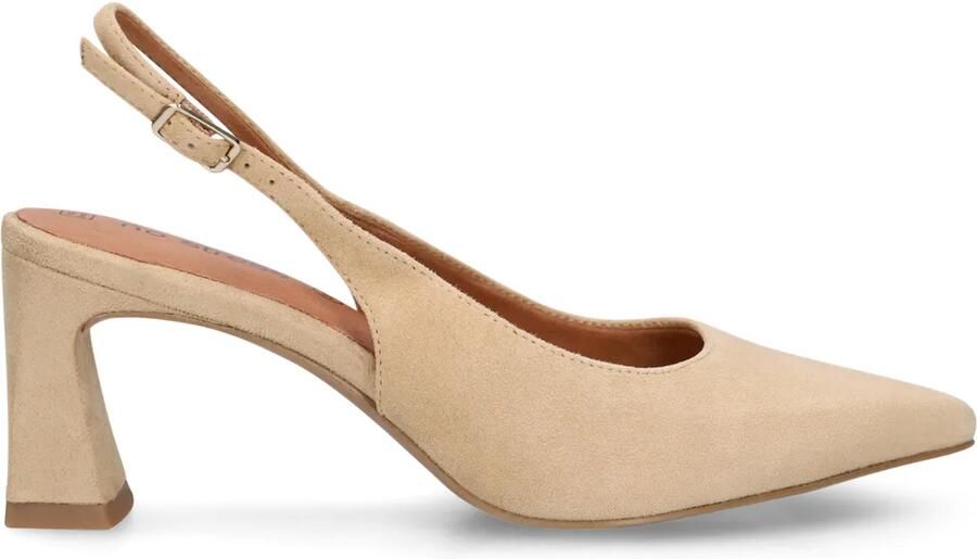 No Stress Dames Beige suède slingbacks - Foto 2
