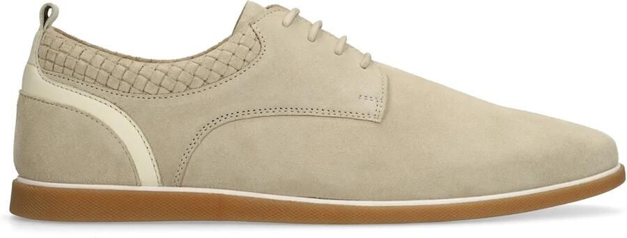 No Stress Heren Beige suède veterschoenen - Foto 2