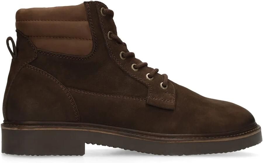 No stress Donkerbruine suède veterboots