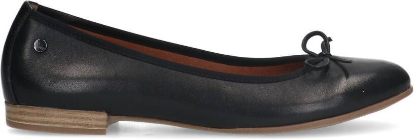 No Stress Dames Zwarte leren ballerina's - Foto 2