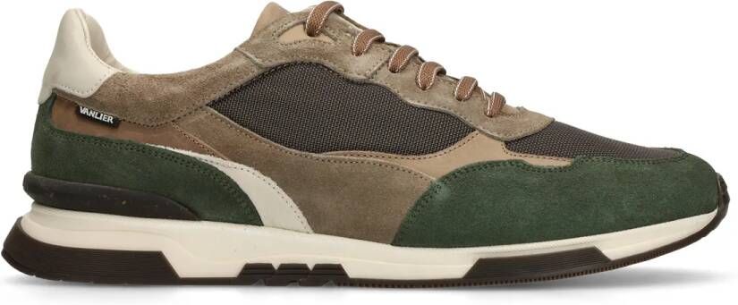 Van lier Groene suède sneakers