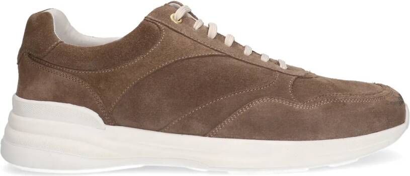 Van Lier Heren Taupe suède sneakers - Foto 2