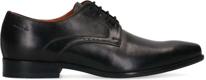 Van Lier Heren Zwarte leren veterschoenen - Foto 2