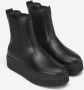 MARC O POLO Chelsea boots van stijlvol rundleer met geribbelde plateauzool - Thumbnail 5