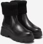 Marc O'Polo Chelsea boot met gebreide boord Black Dames - Thumbnail 8