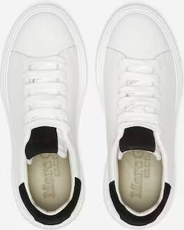Marc O'Polo Kleurrijke Leren Sneakers met Suède Inzetstukken White Dames - Foto 5