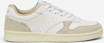 Marc O'Polo Lage sneakers met details van wildleer