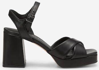 Marc O'Polo Sandalen met plateauzool van glad kalfsnappa