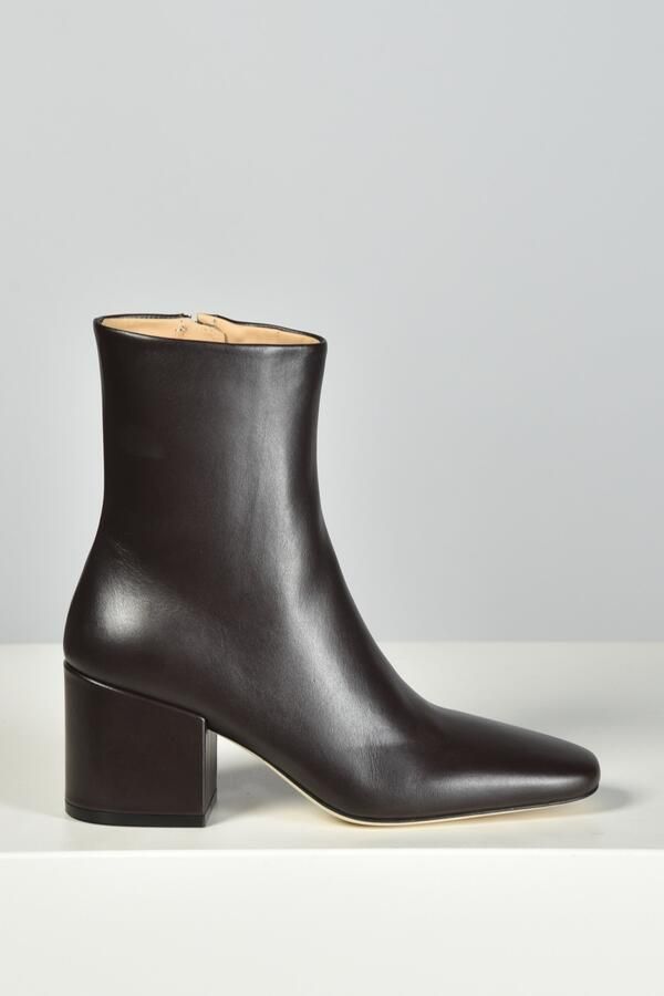 Dear Frances enkellaarsjes Alma Bootie ALMB02 espresso