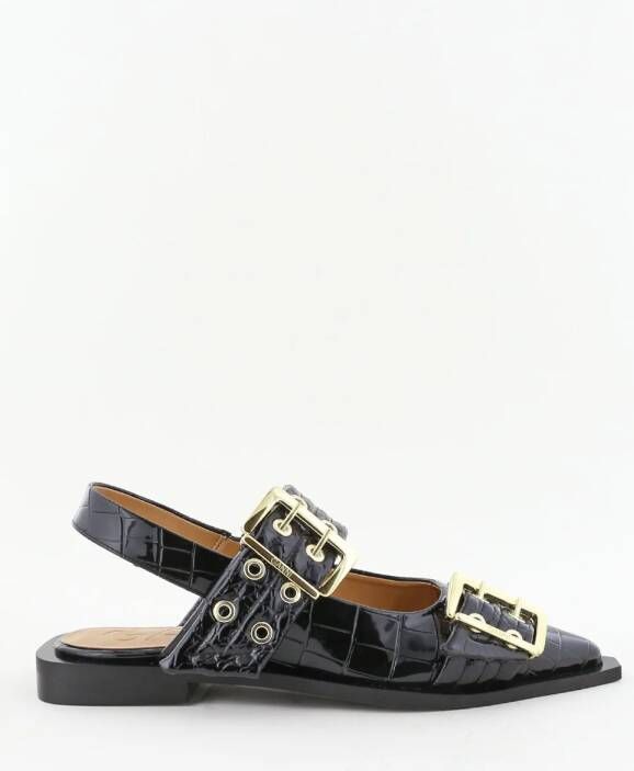 Ganni ballerina&apos;s S2796 black