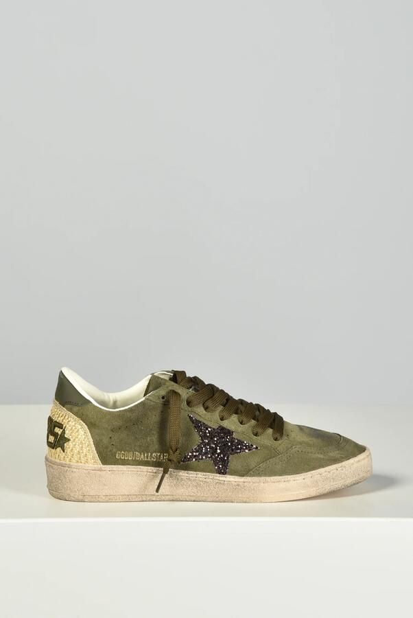 Golden Goose sneakers Ballstar GWF00117.F008705.35968 olive green beige