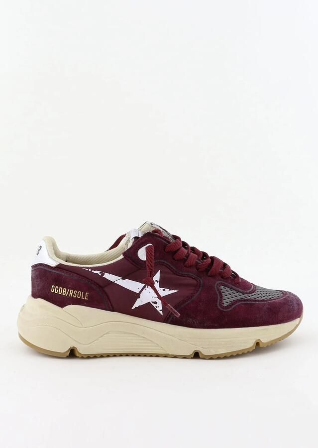 Golden Goose sneakers Running Sole GWF00927.F008154.40478 bordeaux white silver