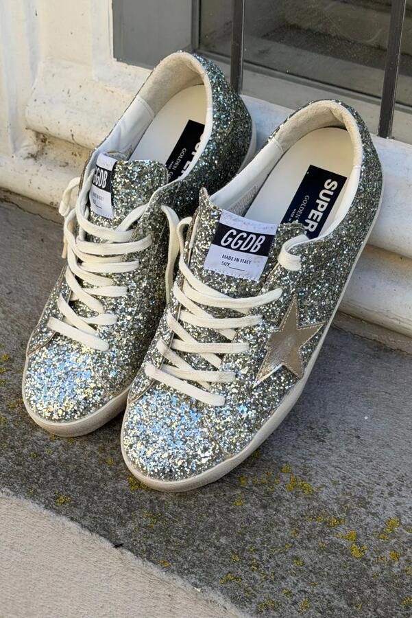 Golden Goose sneakers Superstar GWF00101.F008056.65224 platinum green