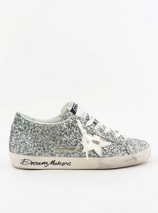Golden Goose sneakers Superstar GWF00101.F008056.65224 platinum green