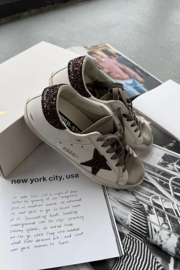 Golden Goose sneakers Superstar GWF00101.F008122.12386 milk dove brown