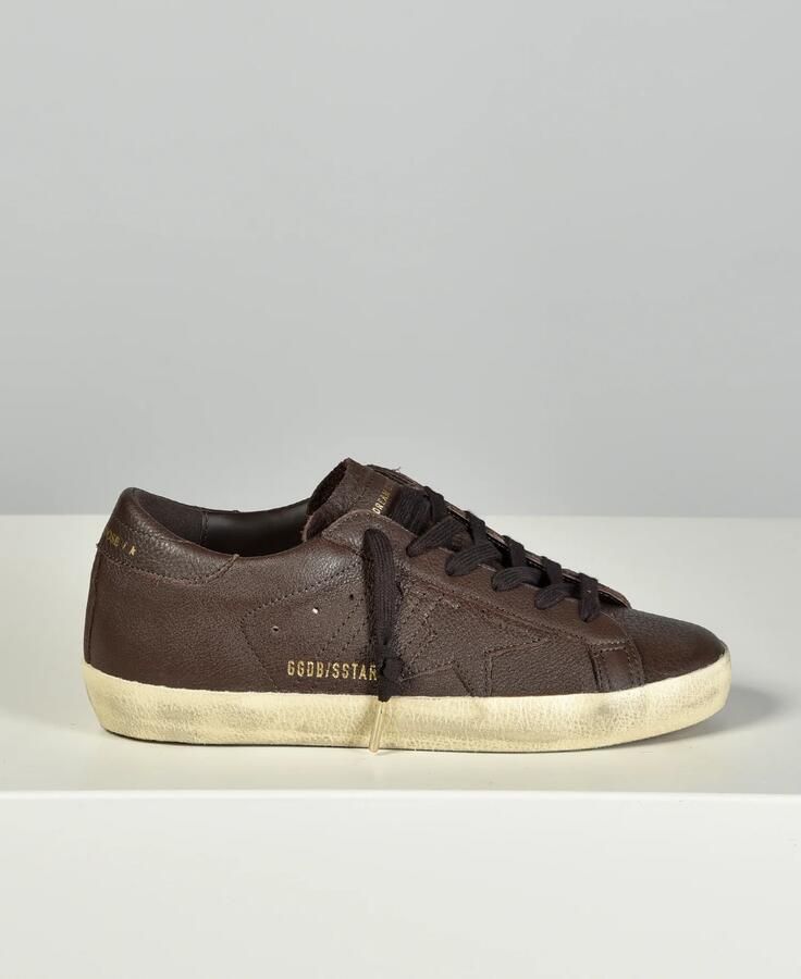 Golden Goose sneakers Superstar GWF00101.F008887.55381 dark brown