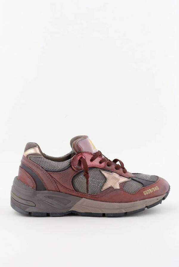 Golden Goose sneakers Running Dad GWF00199.F006526.82816 brown gray rame