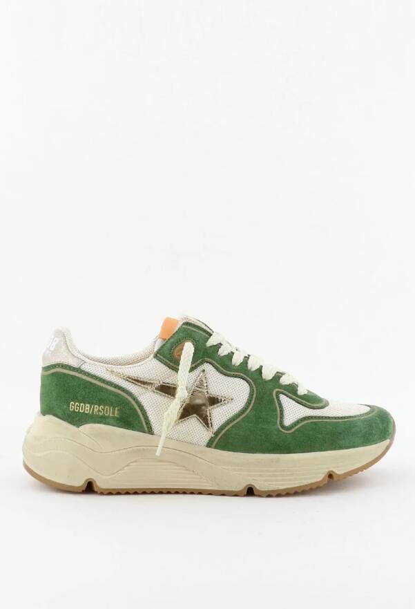 Golden Goose sneakers Running Sole GWF00126.F007568.83107 cream green platinum