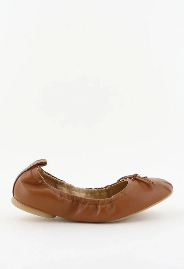 Hogan ballerina&apos;s H684 HXW6840FP80QZBS003 cognac