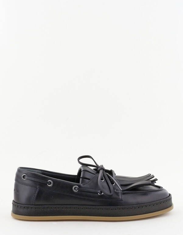 Hogan loafers met franjes H683 zwart