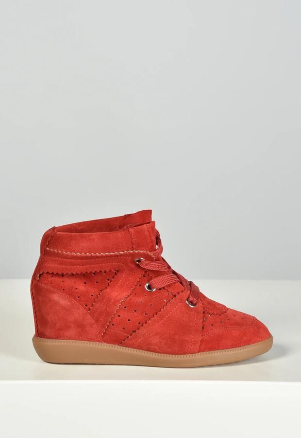 Isabel Marant sneakers Bobby-Gd BK0011FA-A1E20S scarlet red