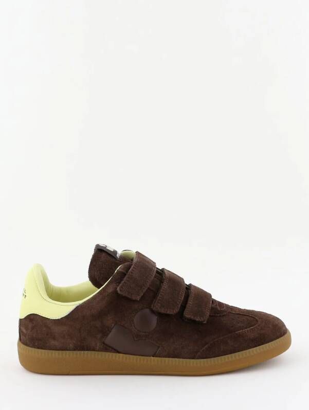 Isabel Marant sneakers Beth BK0013FA-C1E09S chocolate light yellow