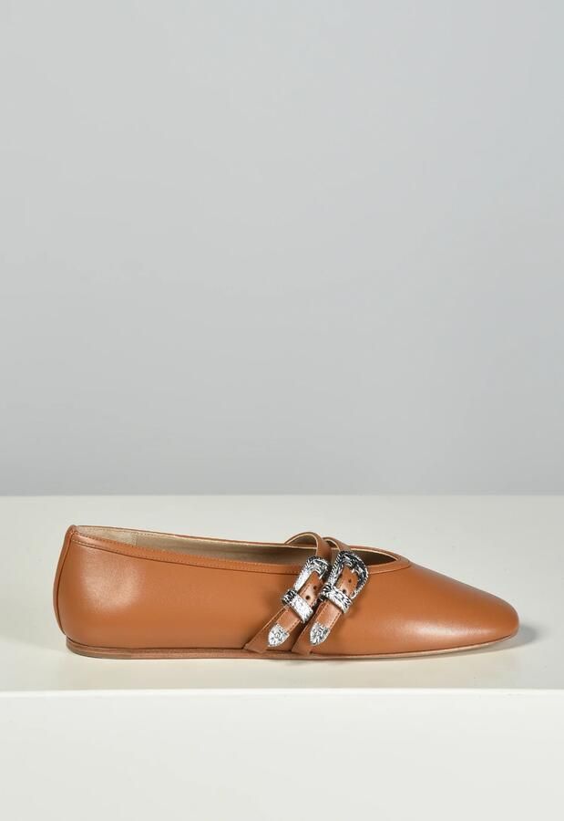 Le Monde Beryl ballerinas Claudia BCS-LEA-CAM camel