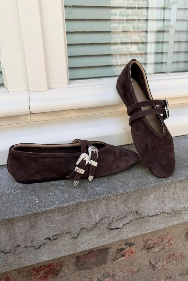 Le Monde Beryl ballerinas Claudia BCS-SUE-CHO chocolate
