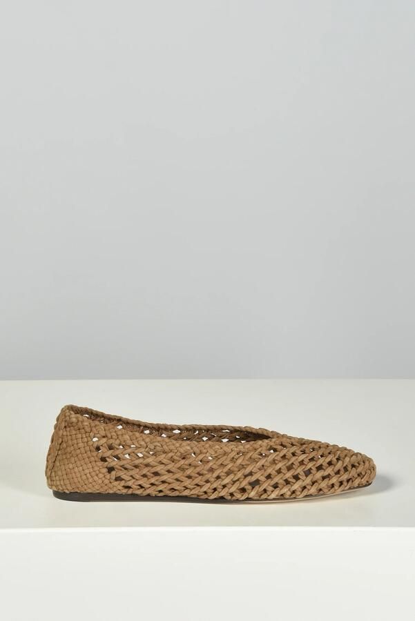 Le Monde Beryl ballerinas Regency Knotted REG-SKN-TAU taupe