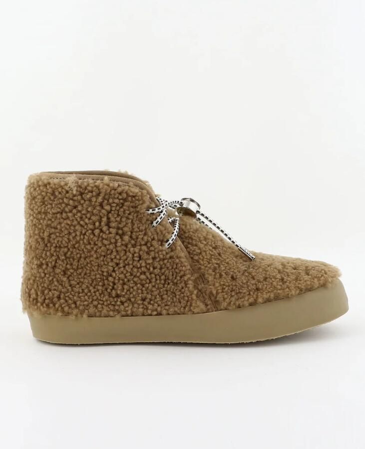 Le Monde Beryl enkellaarsjes Desert Shearling DBT-SHE-NUT