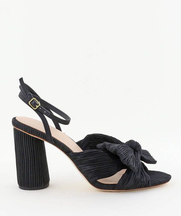 Loeffler Randall sandalen Camellia-PLFA-BLACK zwart