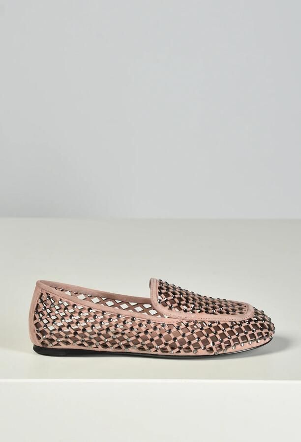 Lola Cruz loafers 097Z30BK nude