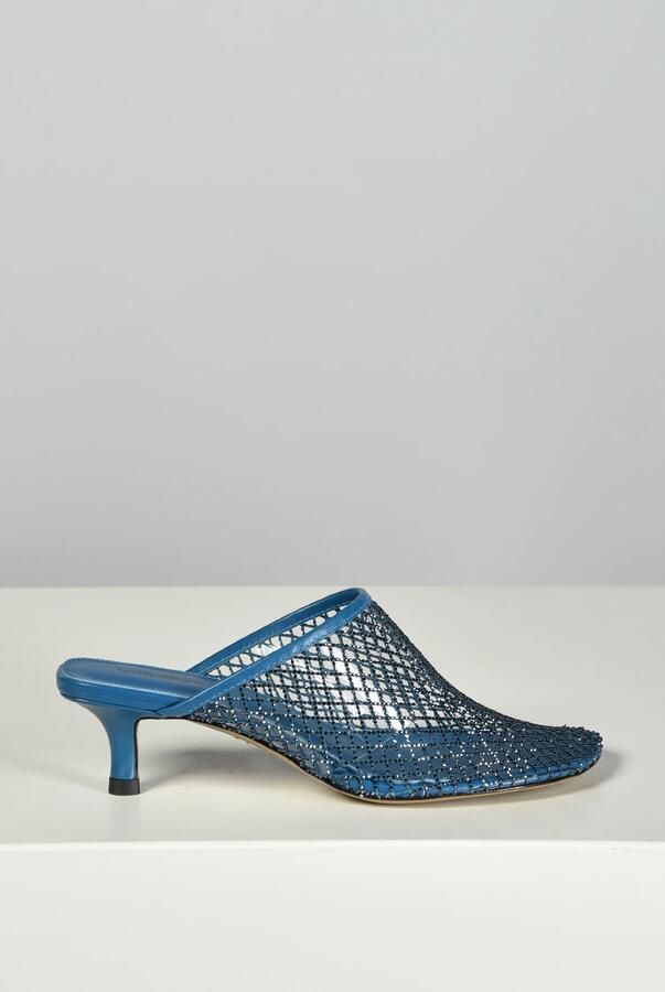 Lola Cruz pumps 182Z02BK azul zafiro