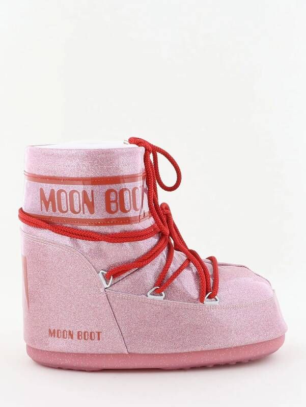 Moon boot laarzen Icon Low Glitter 14094400 pink