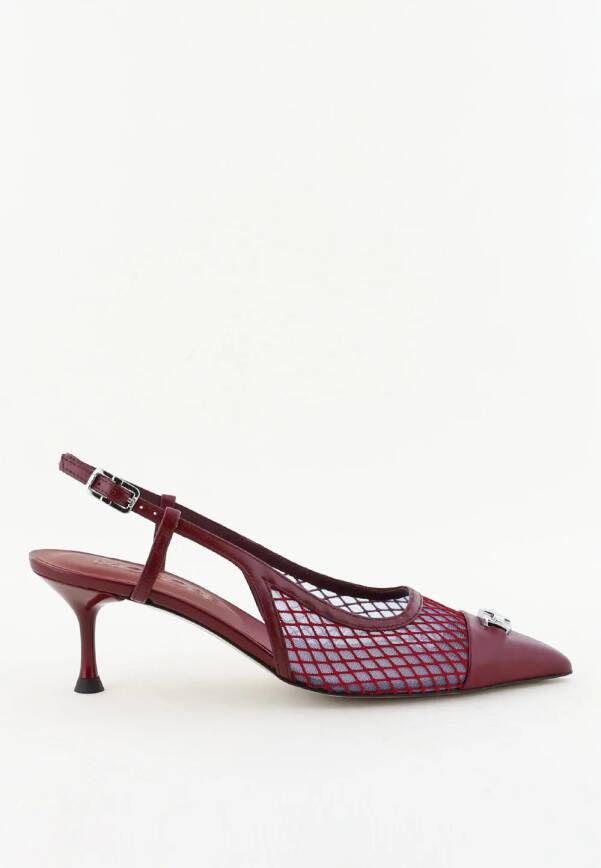 Morobe pumps Delilah 05 bordo mesh