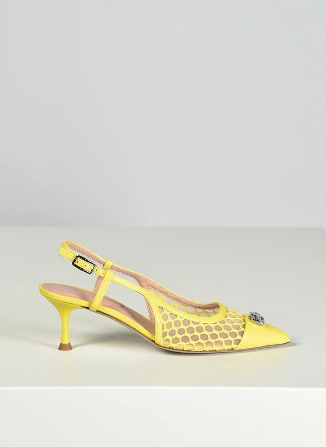 Morobe pumps Delilah 08 soleil + nude mesh