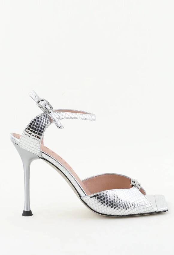Morobe sandalen Mimi 92 silver python