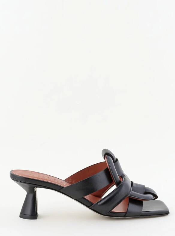 Morobe sandalen Romy 73 black leather