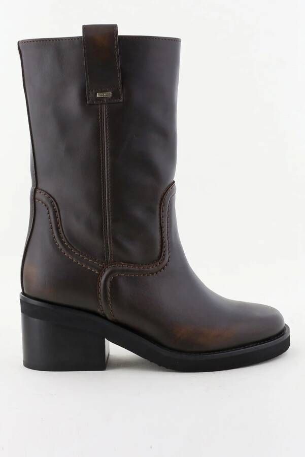 Nubikk laarzen Cassy Slouch 12083800 brown used leather