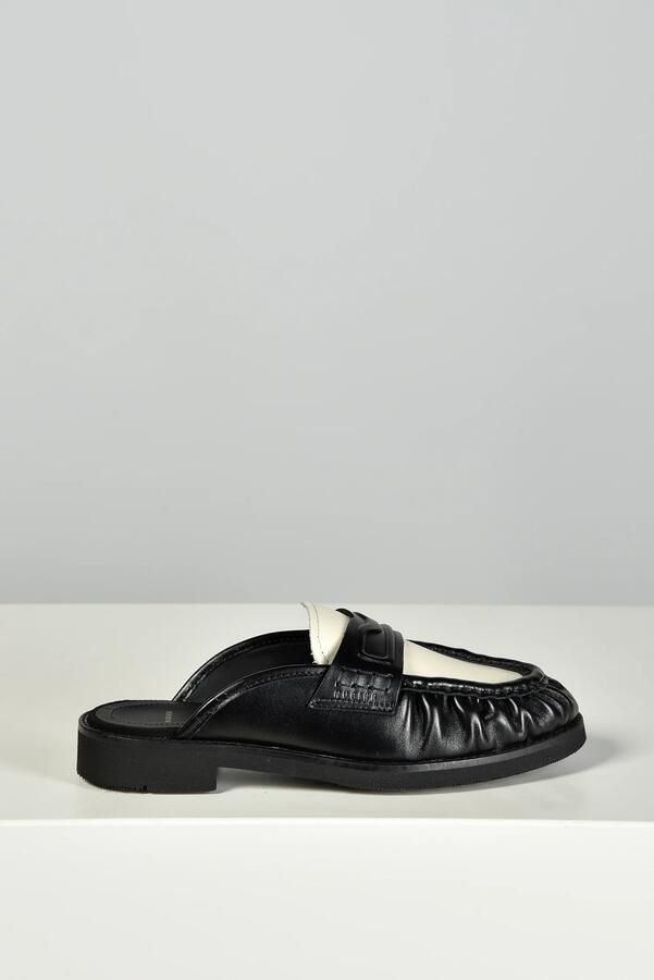 Nubikk loafers Jones Mule 21102600 Black Leather Off-White