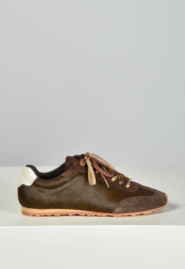 Nubikk sneakers Billy Lou 21088900 dk brown pony