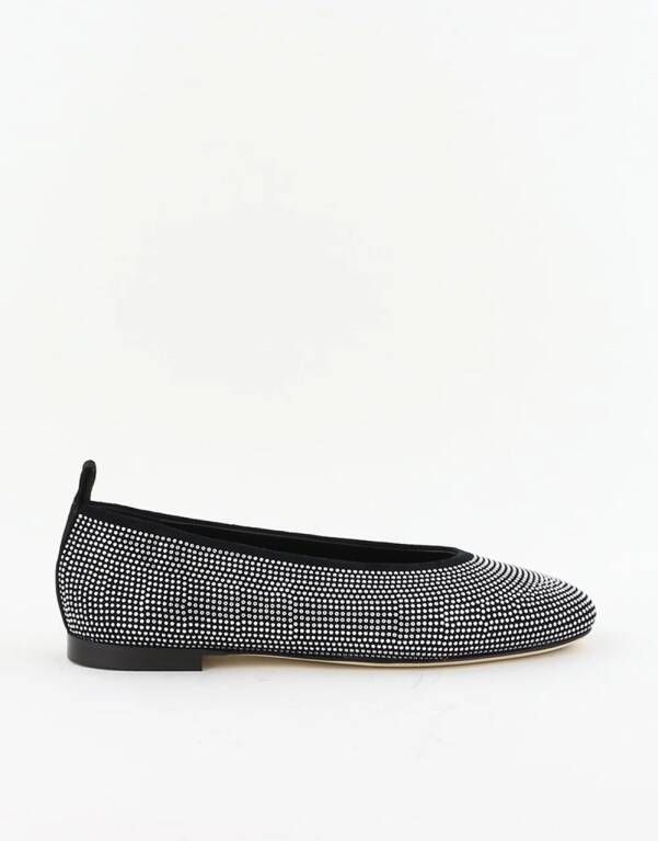 Odare ballerina&apos;s Agata met studs zwart