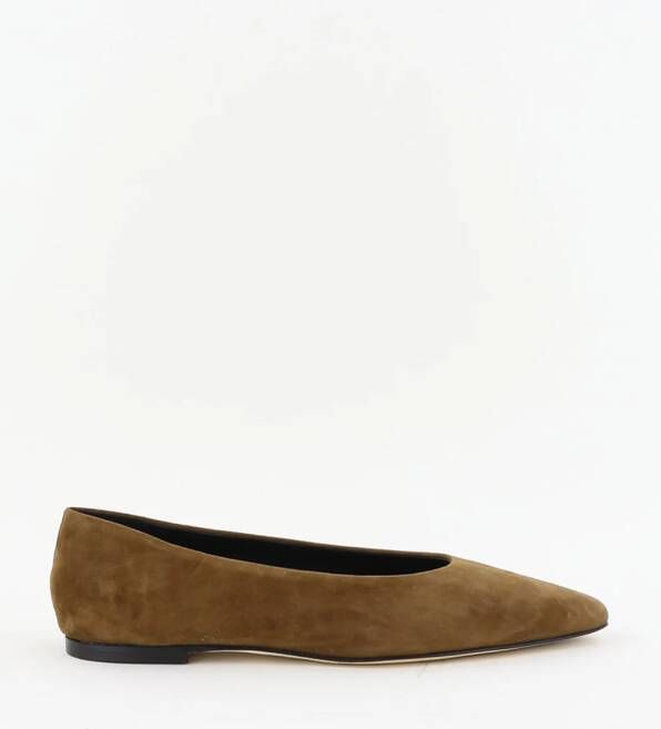 Odare suede ballerina&apos;s Bilbao bruin