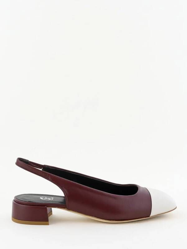 Odare ballerina&apos;s Girona nappa bordo off white