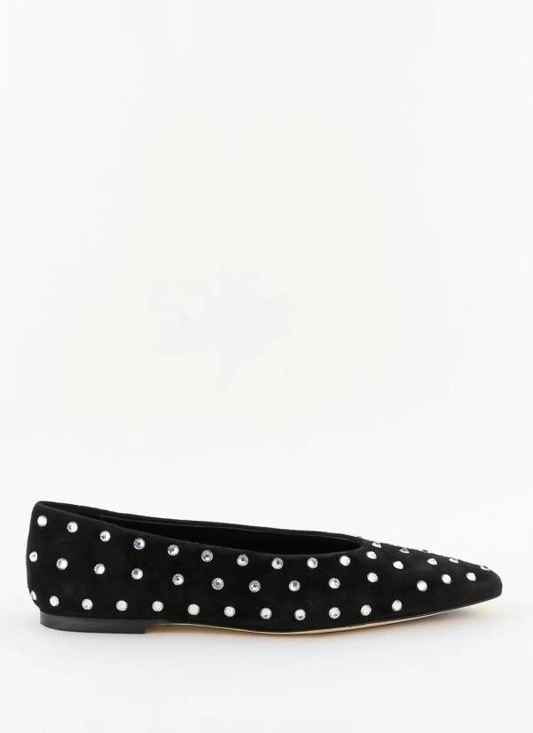 Odare ballerina&apos;s Jane camoscio nero