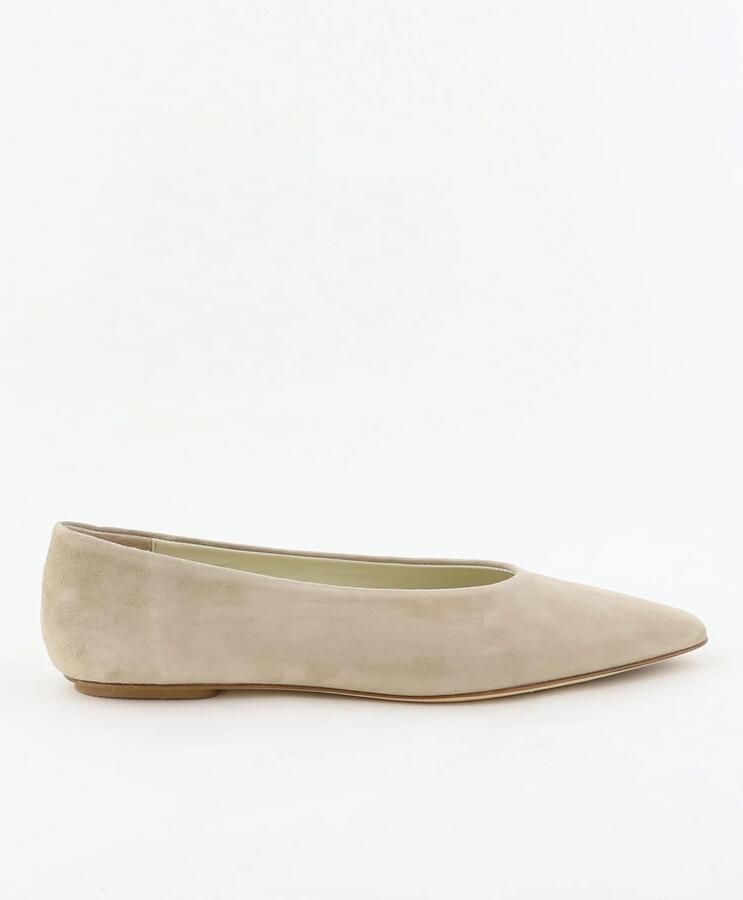 Odare ballerina's Bilbao camoscio taupe