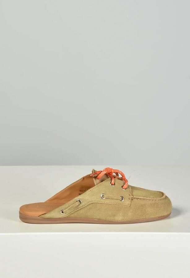 Posa loafers Mule PW48-206 tan