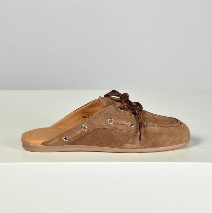 Posa loafers Mule PW48-210 light chocolate