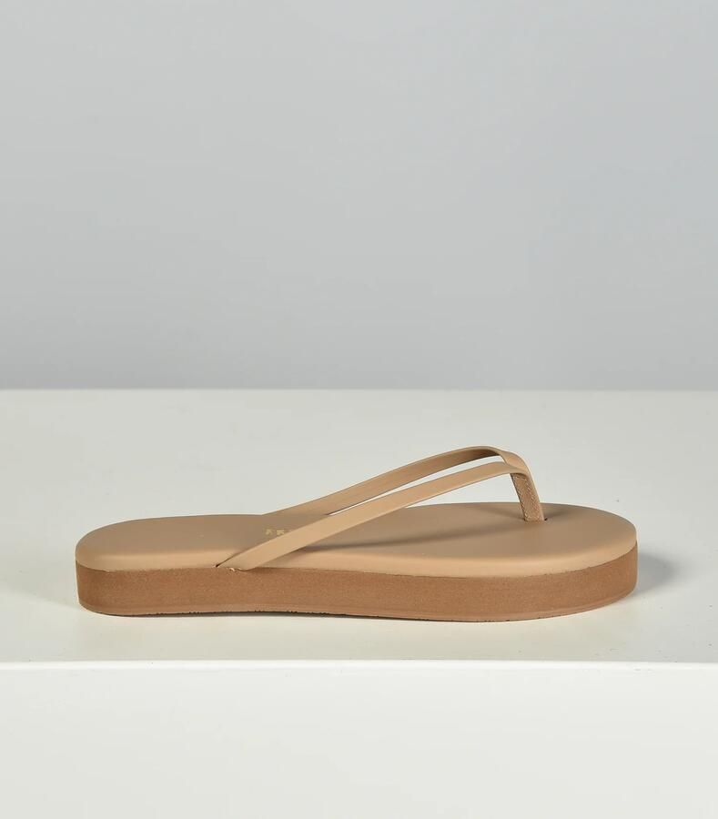 TKEES slippers Platform Lily PFLIL-02 cocobutter