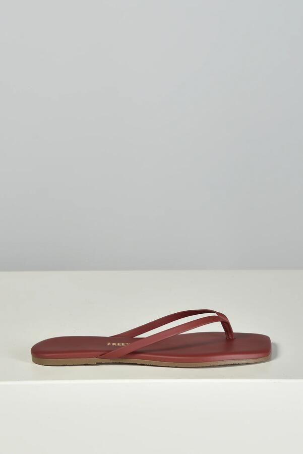 TKEES slippers Square Toe Lily SQLIL-15 burgundy